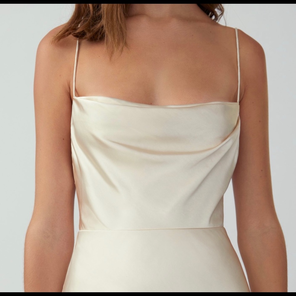 COPY - Fame and Partners: Strappy Draped Gown - Picture 4 of 7